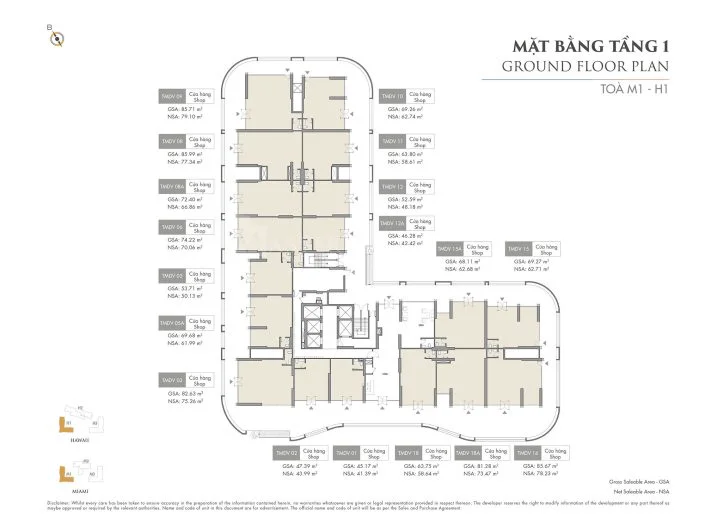 Hình ảnh Shop chân đế Vinhomes Ocean Park