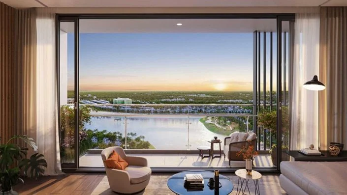 Tầm nhìn panorama từ căn hộ The Senique Premier